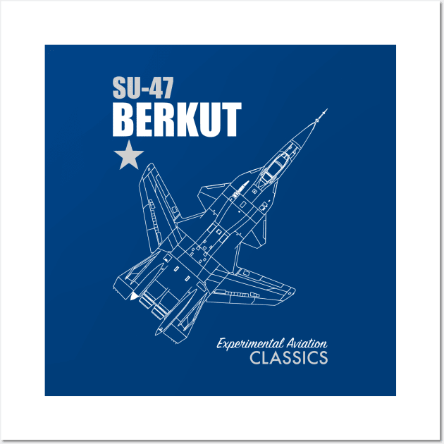 Sukhoi Su-47 Berkut Wall Art by TCP